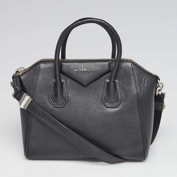 Givenchy Black Sugar Goatskin Small Antigona Bag - Picture 1 of 12